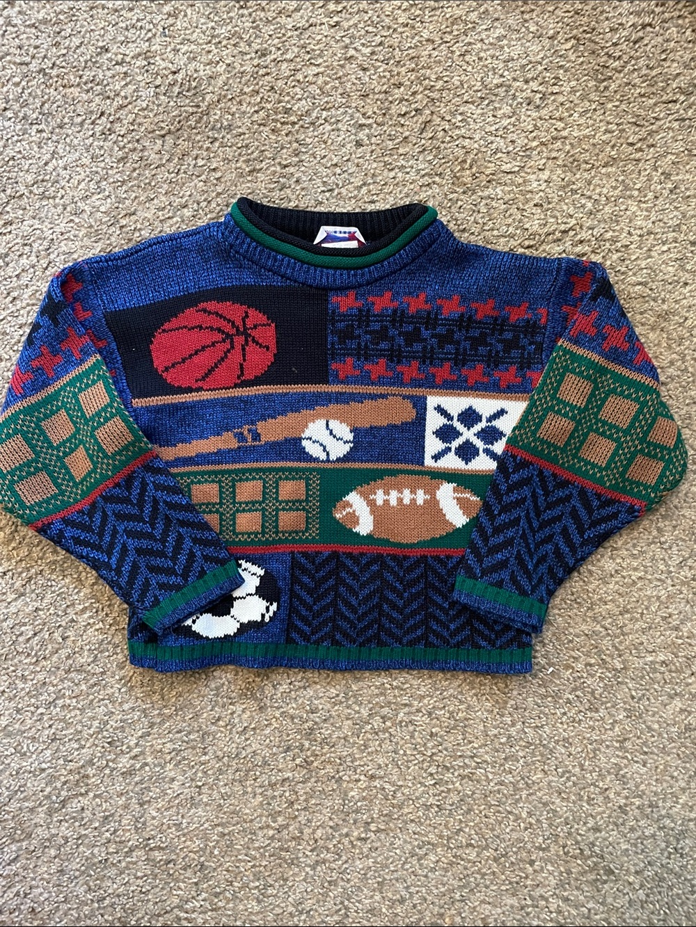 Vintage USA Boys Sports Sweater